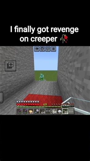 I finally got revenge on creeper 🥀|DRmingaming|#shorts #minecraft