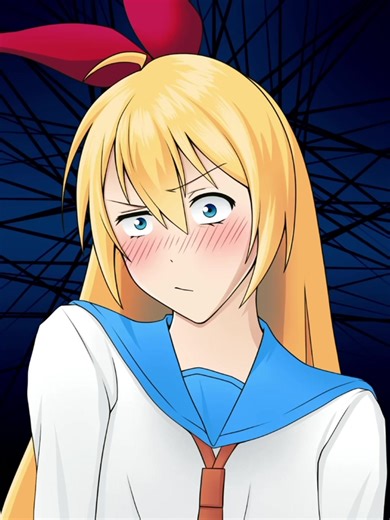 almost every tsundere makes this facial expression throughout anime atleast once or twice🌝. #digitalart #chitogekirisaki #fyp #procreate #fanart #portrait