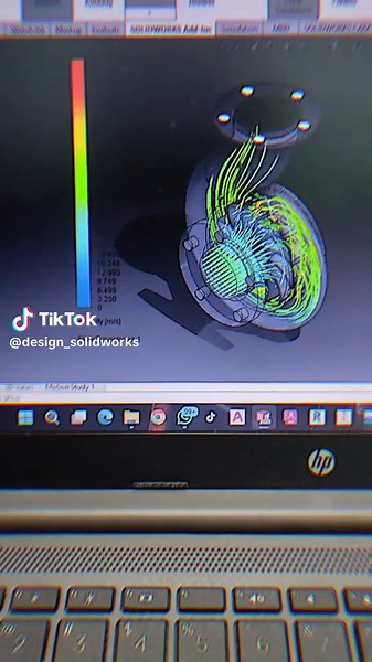 Centrifugal Pump Flow Simulation in SolidWorks