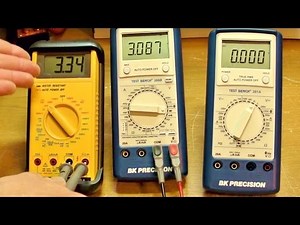 (#0208) BK Precision 2860A, 388B, 391A - 3 DMM Shootout Review