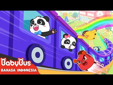 Kereta Api yang Ajaib | Kartun Petualangan Matematika Eps.6 | BabyBus Bahasa Indonesia