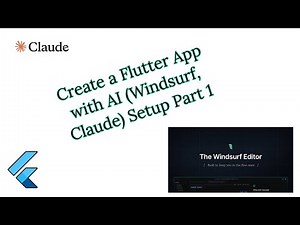 Create a Flutter App with AI (Windsurf, Claude) Setup Part 1