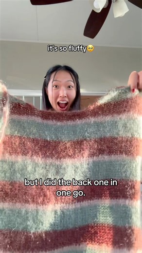SLEEVES HERE I COME!!! #knit #knitting #sweater #yarn #mohair #mohairsweater #stripedsweater