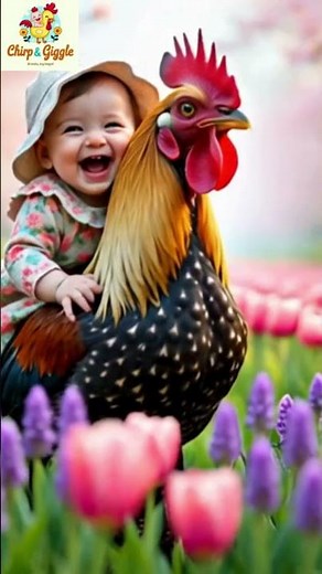 😂 Baby Riding a Duck & Rooster | Cutest & Funniest Animal Moments Ever! 🐓🦆
