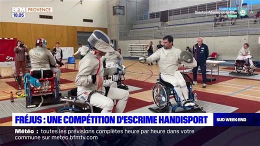 Fréjus: une compétition internationale d'escrime handisport