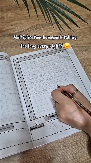Multiplication homework taking too long every night?😞 #multiplication #learning #mathstricks #maths
