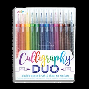 Calligraphy Duo Double-Ended Markers - Set of 12