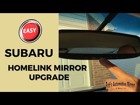 How to Upgrade a Subaru Legacy with a Homelink Rear View Mirror EASY STEPS