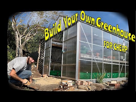 Unique Modifications, How To Build Your Own Greenhouse For Cheap (One Stop Gardens - Harbor Freight)