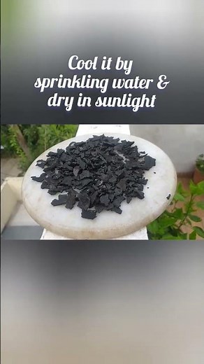 activated charcoal making at home# activated charcoal making with coconut shell