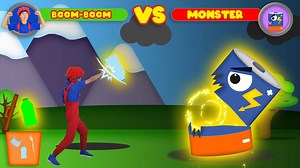 Playing games with Mini Cha-Cha, Mini Chicky & Mini Boom-Boom魔性少儿英语启蒙儿歌动画