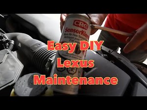 Easy DIY maintenance for your Lexus. Cleaning your MAF sensor.