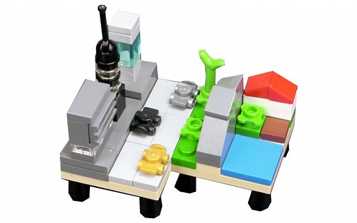 乐高MOC教程 微型城市 拼搭指南