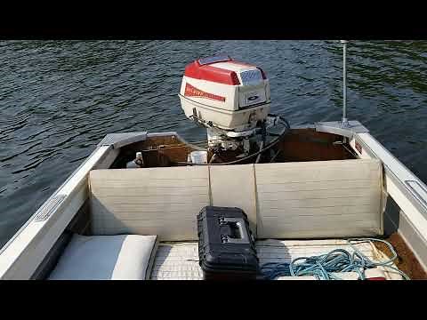 1961 SeaKing Boat with a 1962 Sea King 40hp motor. (2)