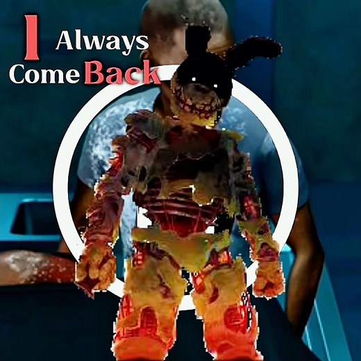 “I always come back” spring trap edit #fnaf #springtrap #williamafton