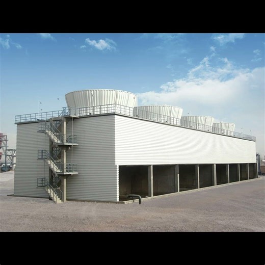 Industrial Open Cooling Tower Project,Reliable Performance by Shandong Shengbao