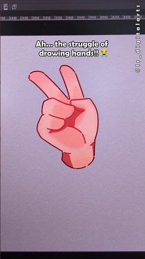 1 Circle + Rectangles = Perfect Hand? 🤯✍️#digitalart #shorts #drawing #art #digitaldrawing #hands