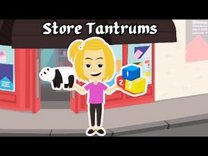 Store Tantrum Cartoon | Cheeky Sofie throwing tantrums at store | Fun