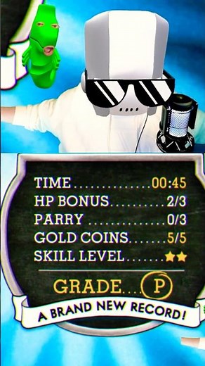 When you do damage during a Cuphead Pacifist Run... (P RANK)