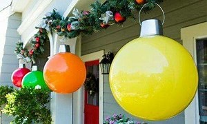 DIY Giant Christmas Ornaments - DIY Cuteness
