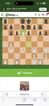 3 - minute puzzle rush, short video 11 #chess #games