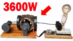 I Turned My Washing Machine Motor Into A Permanent ENERGY Machine | Great DIY Idea