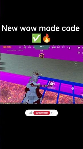 How to play bast wow mode || wow mode code #bgmi#pubg #wow#pubgmobile #youtubeshorts #viral#shorts