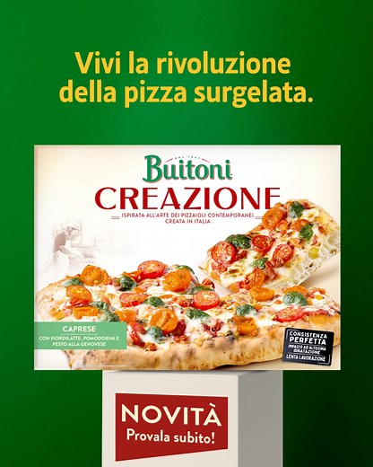 La nuova pizza Creazione di Buitoni: altissima idratazione, lenta lavorazione. | Buitoni Pizza Italia