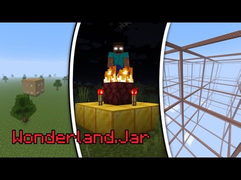 Addon/Mod Wonderland.jar V1 Giống Pc Hay Nhất Minecraft Pe 1.22 Pc Siêu Đáng Sợ Có Herobrine