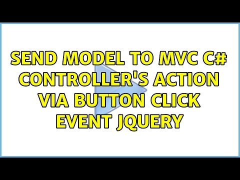 send model to MVC C# controller's action via button click event jQuery