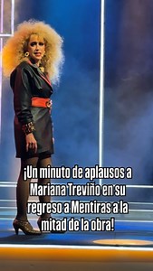 348K views · 30K reactions | Dios mía!!!! ¡Un minuto de aplausos a @soymtrevino en su regreso a @oficial_mentiras a la mitad de la obra! Te amaaaamas!! Así reaccionó nuestra adorada Lupita! | Escándala | Facebook