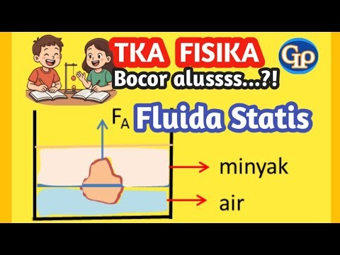 F682-Pembahasan TKA Fisika ,Fluida Statis,Tekanan Hidrostatis,Hukum Pascal,Hukum Archimedes