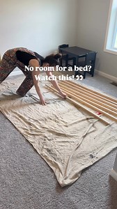 972K views · 6.3K reactions | Comment “bed” for the link! Includes plans. You all have been asking for the link, so here it is! It’s a super easy kit to build a murphy bed that comes with a full cut list and easy instructions. It doesn’t take long to build and it’s perfect if you’re having company over, it’s such a big space saver. | Built by Bec | Facebook