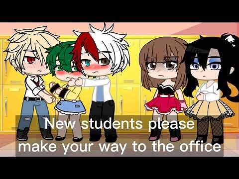 New Students meme (Canon Vs. Fanon Mha)