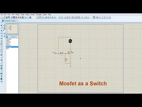 How to use Mosfet as a switch: Proteus Simulation