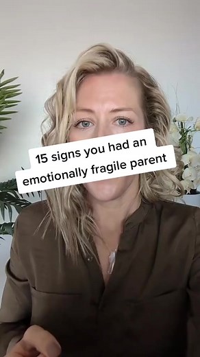 15 signs you had an emotionally fragile parent #emotionallyfragile #15signs Full video: https://youtu.be/XwiGj1fJwv0 | Sarah Amsberry