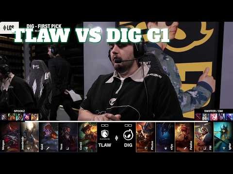 TLAW vs DIG Game 1 | LCS 2026 Spring Split Week 3 Day 2 | Team Liquid Alienware vs Dignitas G1