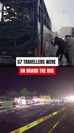 Jaisalmer-Jodhpur Bus catches fire, 20 passengers burnt alive