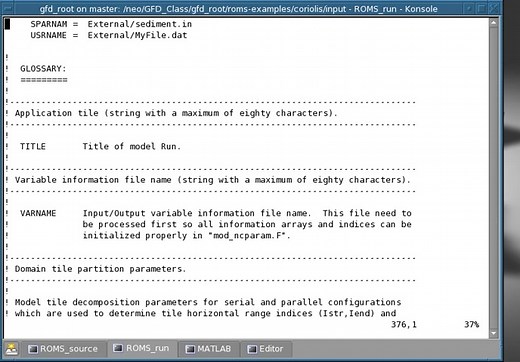 Regional Ocean Modelling System (ROMS) tutorials