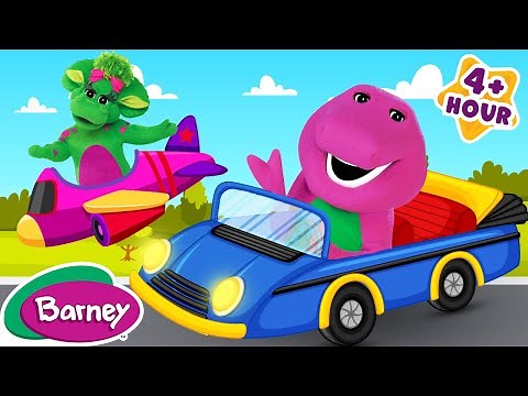 Barney's Transportation Adventure | Vehicles for Kids | NEW COMPILATION | Barney the Dinosaur