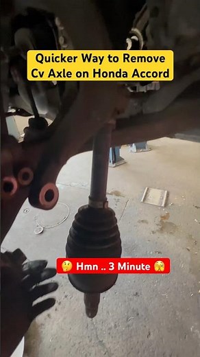 Replacing Right CV Axle (Quick Method) | Honda Accord CV Axle Removal