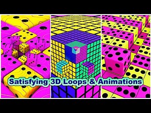 Oddly Satisfying 3D Loops & Animations 💫🎨