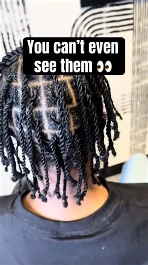 Afro to Invisible Locs… Watch This Transformation 👀