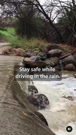 If you MUST drive today ... 🌧️Never drive through standing water 🌧️Only takes 6" of water to stall the average car 🚗 🌧️Give yourself plenty of time and slow down 🌧️Avoid slamming on your brakes on wet roads | City of Carlsbad