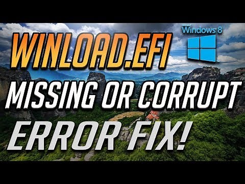 How to Fix Winload.efi is Missing or Corrupt in Windows 8/8.1 - 2026 SOLUTION!