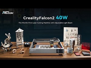 CrealityFalcon2 40W | The World's First Laser Cutting Machine with Adjustable Light Beam
