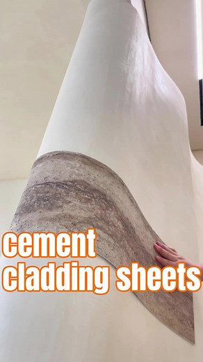 Flexible Cement Wall Cladding Sheet for Fast Installation