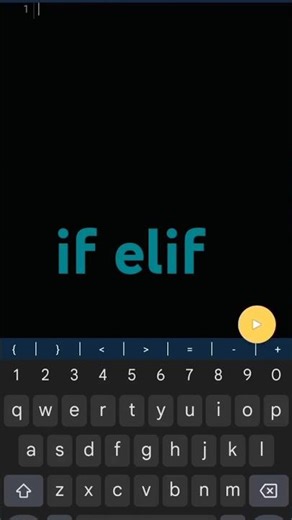 Python if elif explained in Hindi 🔥Mobile se coding possible hai!Follow @PythonWithShivam 👨‍💻📱
