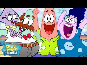 El show de Patricio Estrella | 30 MINUTOS con la familia de Patricio⭐️ | Bob Esponja en Español