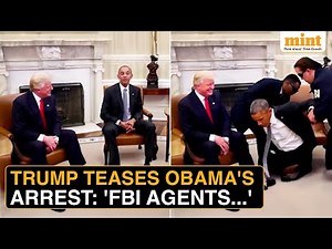 Donald Trump Posts AI Video Of Barack Obama's Arrest: But Why?